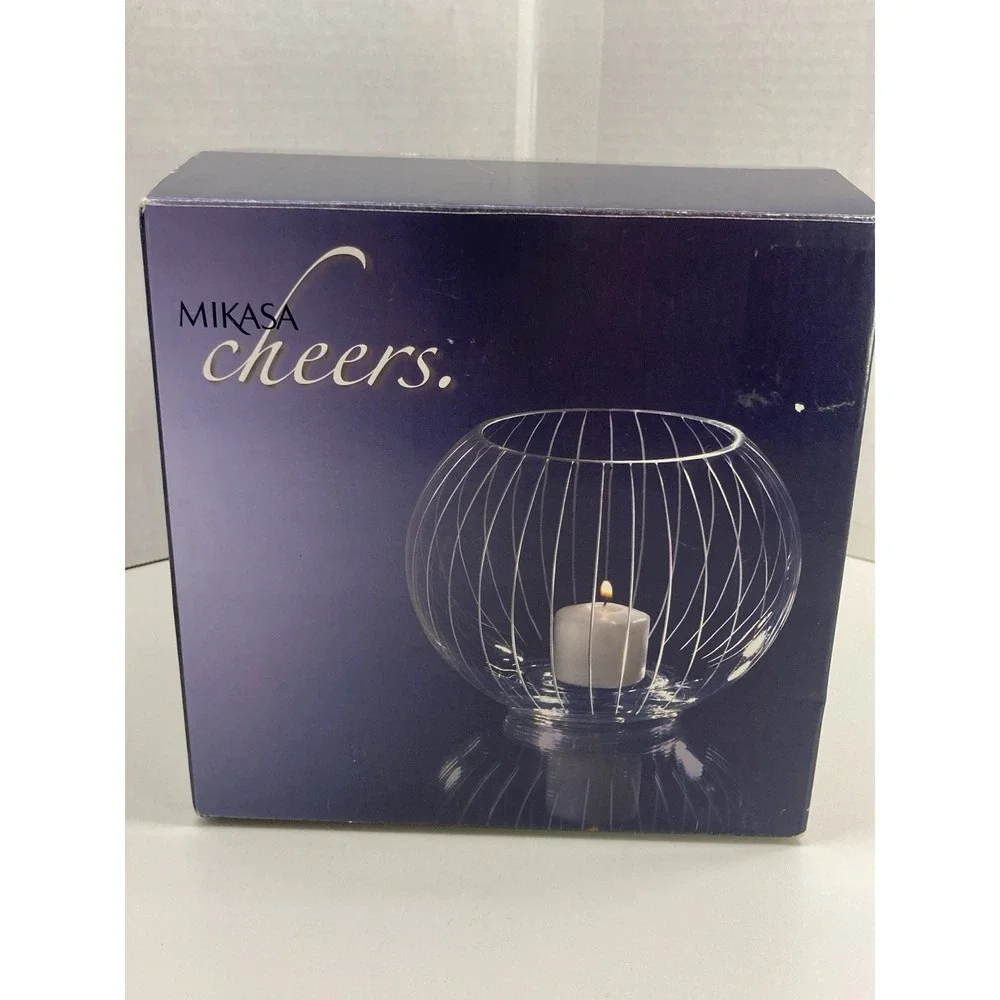 Mikasa‎ Cheers Vertical Balloon Votive Candle Holder 6